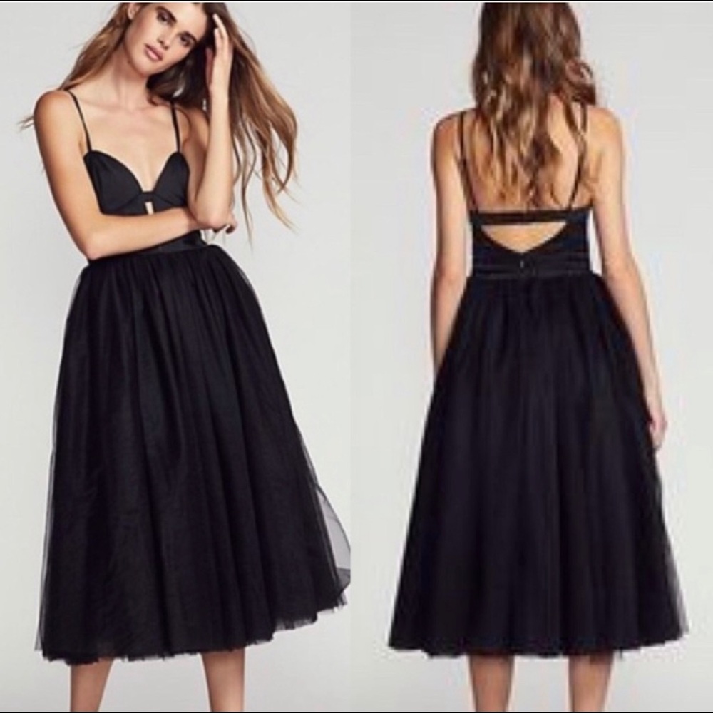 Free People Fame and Partners Venice Tulle Dress